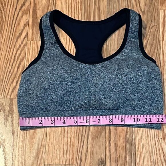 Reebok Sport Bra, pull-on style, grey, Medium - Picture 3 of 6